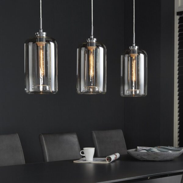 a185-af57-444d-8c60-cf8f4702bf69.jpg D - Hoyz - Hanglamp Glass Metallic - 3 Lampen - Grijs