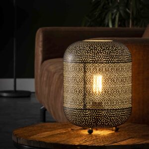 a3f6-29f8-43b2-9ffb-431b334f8993.jpg D - Hoyz - Tafellamp Etch - 1 Lamp - Grijs - 25x25x33