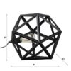 a426-3d26-42db-83cd-8fe2923abb3a.jpeg D - Hoyz - Tafellamp 1 Lampen - Triangle - Zwart