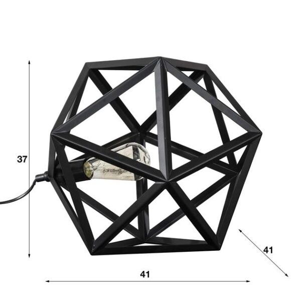 a426-3d26-42db-83cd-8fe2923abb3a.jpeg D - Hoyz - Tafellamp 1 Lampen - Triangle - Zwart