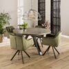 a493-af7c-4d57-962d-010b9b1d2d8a.jpg D - Hoyz - Eetkamertafel Massief - Driepoot - Ø140 - 140x140x77