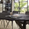D - Hoyz - Eetkamertafel Yucon Black - Ovaal - 240x105x77cm - Hout
