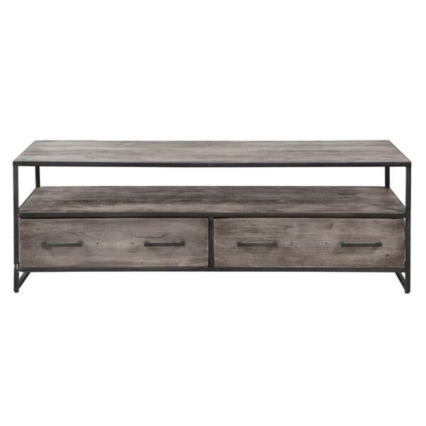D - Hoyz - TV-meubel Turf - 135cm - Grijs - Hout