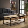 D - Hoyz - Salontafel Float met Lades - Hardhout  - 120x60cm