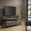 D - Hoyz - TV-meubel Turf - 135cm - Grijs - Hout