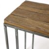 D - Hoyz - Laptoptafel Hardhout - Bruin - Bijzettafel - 45x35x62