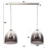 b094-741d-42ca-b57a-642c3106a82d.jpg D - Hoyz - Hanglamp Shaded - 2x Ø40 - Ovaal - Glas