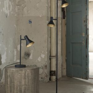 b2e9-74bf-4272-9e62-30a74d318905.jpg D - Vloerlamp Industrieel - 2 Lampen - Mat Zwart - Goud