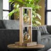 D - Hoyz - Tafellamp Industrieel - 2L Modulo Houten Frame