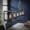 D - Hoyz - Hanglamp Vierkant Buis - 5 Lampen - Rechthoek - 125x25x150