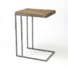 D - Hoyz - Laptoptafel Hardhout - Bruin - Bijzettafel - 45x35x62