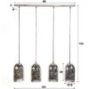 b5ea-4457-4cf8-99d7-935c856fae4f.jpeg D - Hoyz - Hanglamp Kelk met 4 lampen - Metallic glas - 150cm hoog