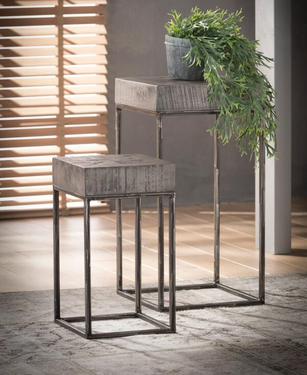 b6be-b7c6-4c1c-96d3-7e37d9707068.jpg D - Hoyz - Bloemenzuil 50cm Grado - Mango - Grijs