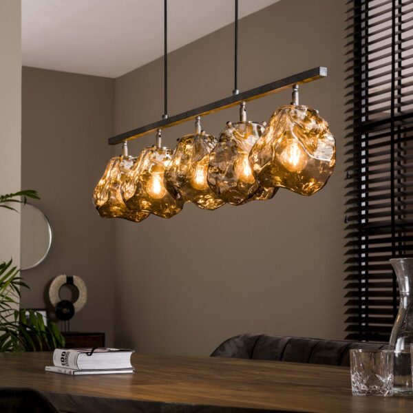 D - Hoyz - Hanglamp Rock - 5 Lampen - Rotsvorm - Industrieel