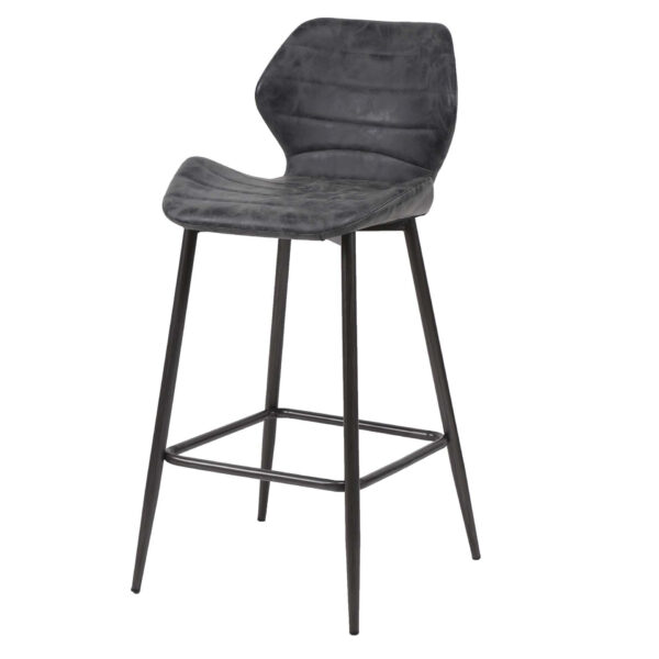 b8c0-5266-4123-916c-7510d4d2afeb.jpg D - Hoyz barstoel vlinder kuip - PU leder - Stalen frame - Zwart - per 4 stuks