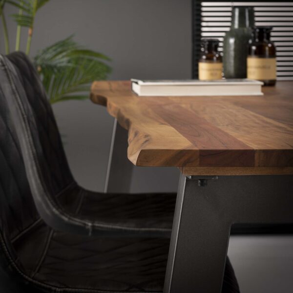 D - Hoyz - Eetkamertafel Edge - Bruin - 210x95x76 - Hout