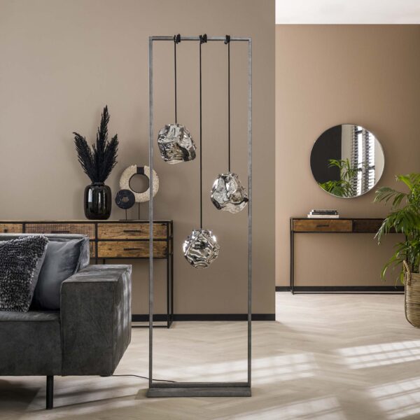 D - Hoyz - Vloerlamp Rock Wikkel - 3 Lampen - 51x25x180