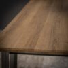 D - Hoyz - Eetkamertafel Industrieel - Bruin - Hout - Staal - 190x90x76