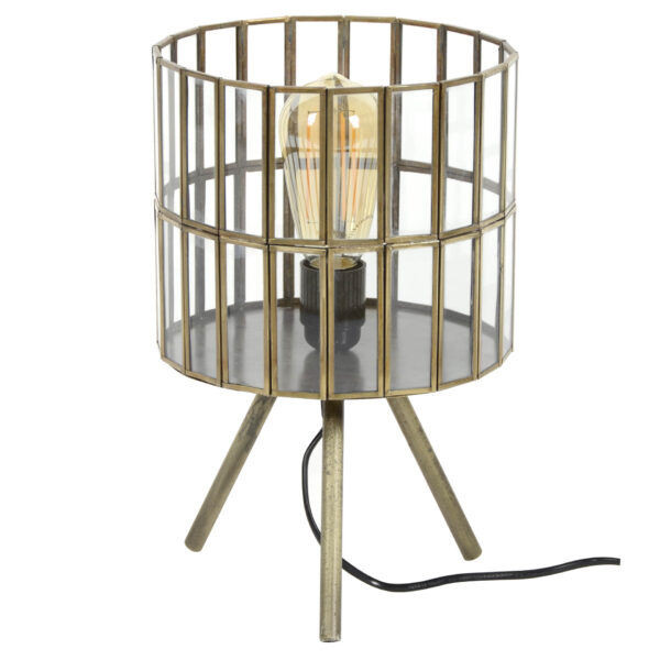bcd1-e6f9-40dd-aea6-63efe9349b72.jpg D - Hoyz - Industriele Tafellamp van Metaal en Glas - Tafellamp tri-pod