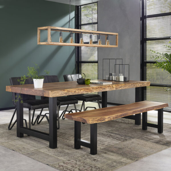 bce6-d1a6-4528-b523-c286cce8ac6b.jpg D - Hoyz - Eetkamertafel Boomstam - 240x100x77 - Bruin - Hout