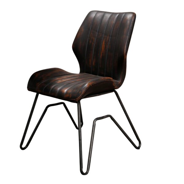 c0fb-aee4-40df-abc9-7c98f144cc2d.jpg D - Hoyz - Stoel Vintage - Kunstleer - Bruin - 2 Stuks