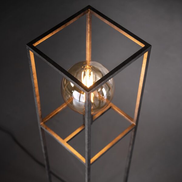 c102-6439-49f3-9aa6-8c27430341f7.jpg D - Vloerlamp Giant Square - 1 Lamp - 150CM - Grijs/Zwart - Transparant