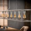 c511-fcad-424c-a4d5-92cfd05c98e2.jpg D - Hoyz - Hanglamp Vierkant Buis - 7 Lampen - Rechthoek - 170x25x150