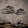 c5a5-e666-443c-92ce-2a5455ebb800.jpg D - Hoyz - Hanglamp - 2xØ50 Halfronde Lampenkappen - Gedraaid Staaldraad
