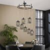 D - Hoyz - Industriele Hanglamp - 7 lampen - Ø60 - Elevate