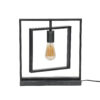 c701-3404-468f-988e-c384908c52b5.jpg D - Hoyz - Vintage Tafellamp - Draaiende lamp - Vintage Tafellamp - Metaal - Charcoal