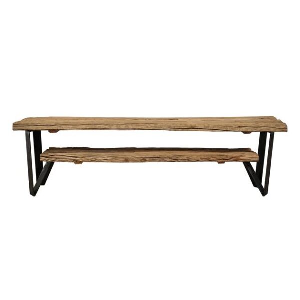 c759-f5a0-4d96-8383-688aba197044.jpeg D - Hoyz - TV-meubel 160x40 - Bruin - Hardhout - Handgemaakt