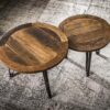 c809-fd83-4c1f-b33c-12175965e690.jpg D - Hoyz - Salontafel Set - Rond - Set van 2 - 60x60x45