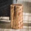 D - Hoyz - Bijzettafel Boomstam - Ongeveer Ø30 - Bruin - 30x35x45