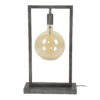 D - Hoyz - Tafellamp Sky - Rechthoekig Frame - Zwart/Grijs - Transparant