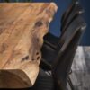 d19e-fca4-426d-a22b-cc7f9b88fc70.jpeg D - Hoyz - Eetkamertafel Boomstam - 240x100x77 - Bruin - Hout