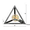 d2a2-98f6-41d5-beeb-96202c15ab42.jpg D - Hoyz - Tafellamp Pyramide - Driehoek - Zwart/Grijs