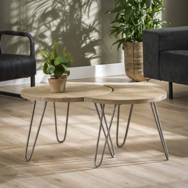 D - Hoyz - Salontafel Set - Ø60 - Rond - Set van 2 - 60x60x45
