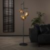D - Hoyz - Vloerlamp Rock - 3 Lampen - Zwart/Grijs - 47x47x170