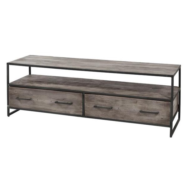 D - Hoyz - TV-meubel Turf - 135cm - Grijs - Hout