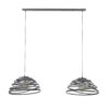 daf7-efdb-4e0f-a693-b14f553c8e29.jpg D - Hoyz - Hanglamp - 2xØ50 Halfronde Lampenkappen - Gedraaid Staaldraad