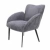 D - Hoyz - Fauteuil Rib - 68x67x78 - 2 Stuks - Grijs