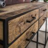 de1b-4278-4847-a03e-39be38b32032.jpg D - Hoyz - Dressoir Float met 6 Lades - 160cm Breed - Hardhout