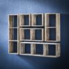 D - Wandschap Teca 65 cm uit assortiment