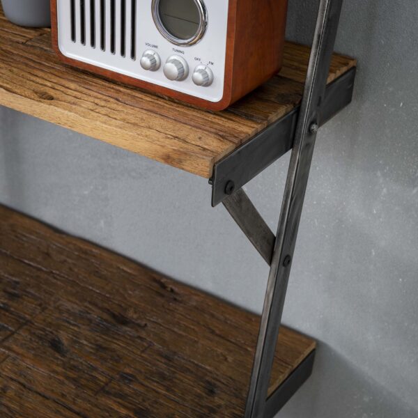 df93-3bd1-4b97-a401-552c9139cf64.jpg D - Hoyz - Wandrek - Grained - 4 Schappen - Metaal en Hout - 60cm Breed