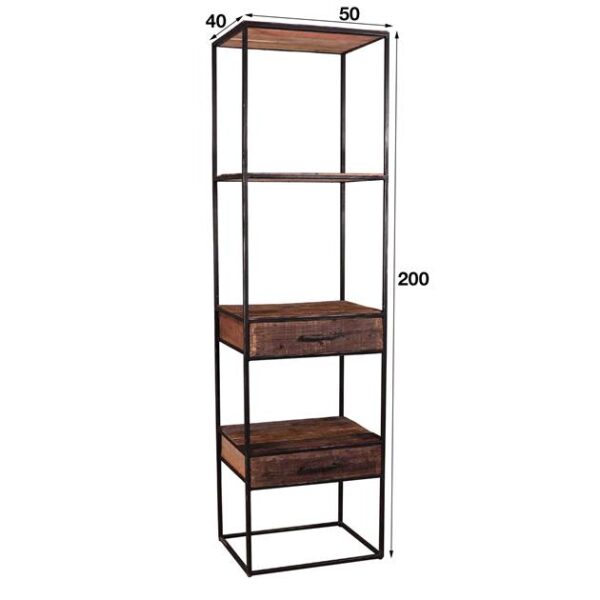 D - Hoyz - Wandrek Float 2L - 50cm Breed - Bruin -  Hout
