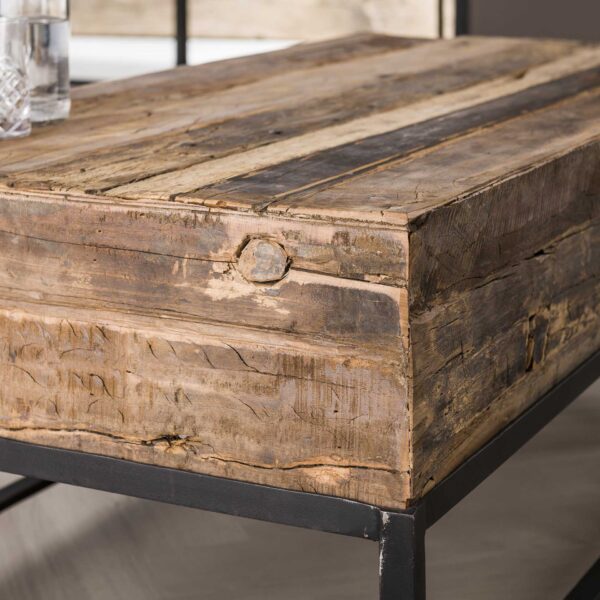 e4e1-2b92-4355-a001-3c9bf377a635.jpg D - Hoyz - Salontafel Lodge - Gerecycled Hout - Rechthoekig - 120x60cm
