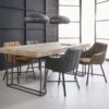 D - Hoyz - Eetkamertafel Teca - Bruin - Hout - 200x100x78