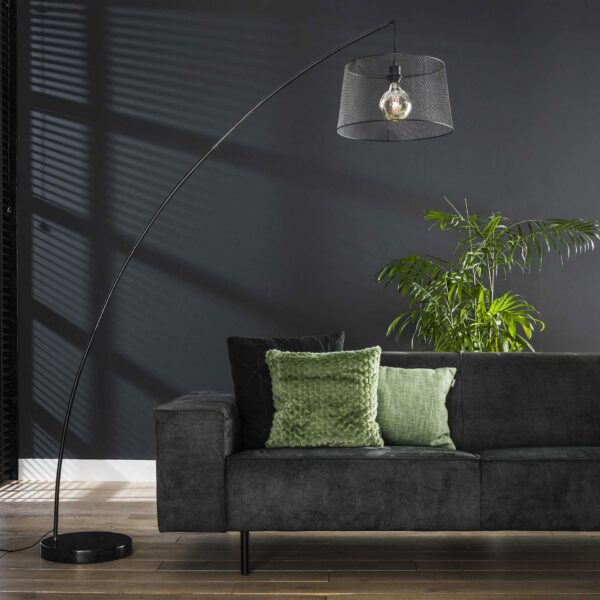e8c0-4ee9-4294-b2c1-573b688f4c13.jpg D - Hoyz - Vloerlamp Industrieel - 1x Ø45 Lamp in Boogvorm