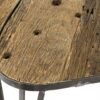 D - Hoyz - Salontafels Levervormig - Set van 2 - Hout - Metaal - 60x60x45