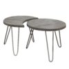 D - Hoyz - Salontafel Set - Ø60 - Rond - Set van 2 - 60x60x45